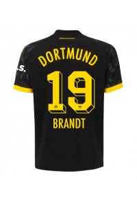 Borussia Dortmund Julian Brandt #19 Jalkapallovaatteet Vieraspaita 2023-24 Lyhythihainen